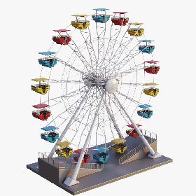 Ferris Wheel 3D model